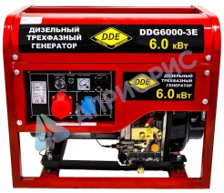 Дизельный генератор DDE DDG6000-3E